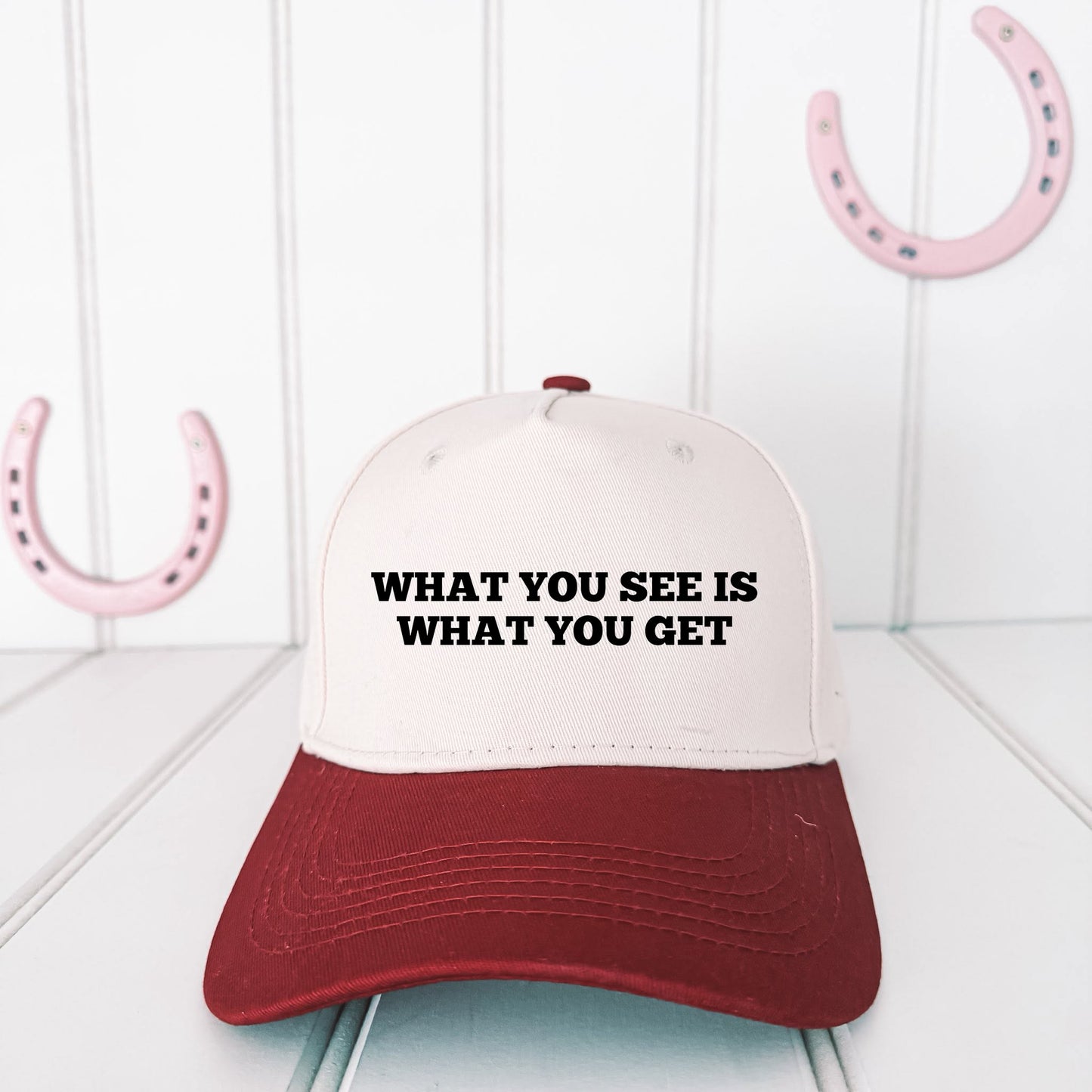 WHAT YOU SEE IS WHAT YOU GET