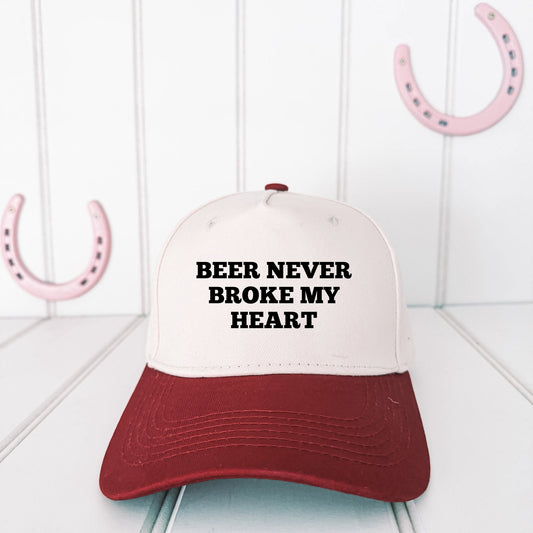 BEER NEVER BROKE MY HEART