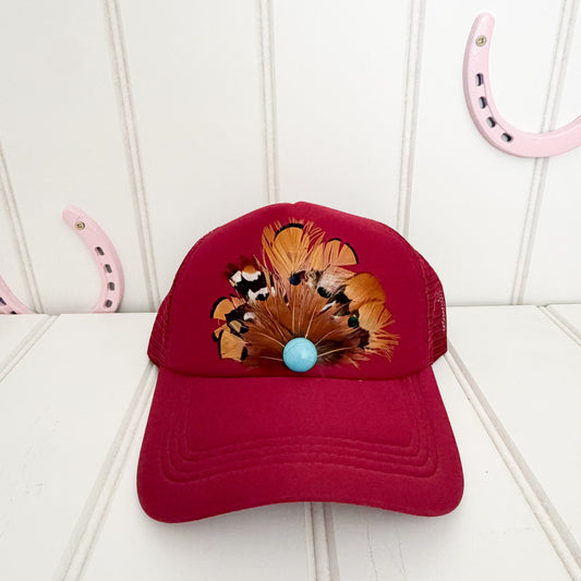 FEATHER HAT (redneck block)