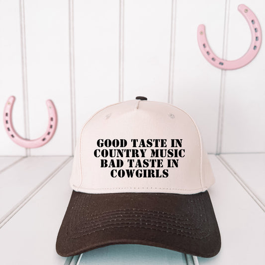 BAD TASTE IN COWGIRLS