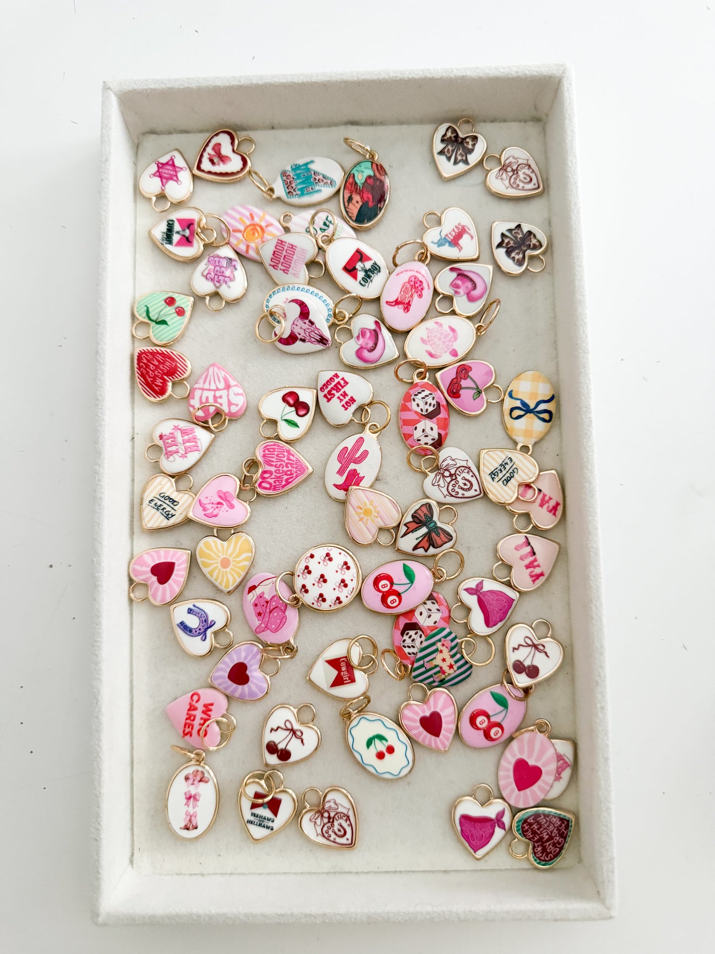 Enamel charm bar- CHARMS CHOSEN ON THE LIVE AT RANDOM!
