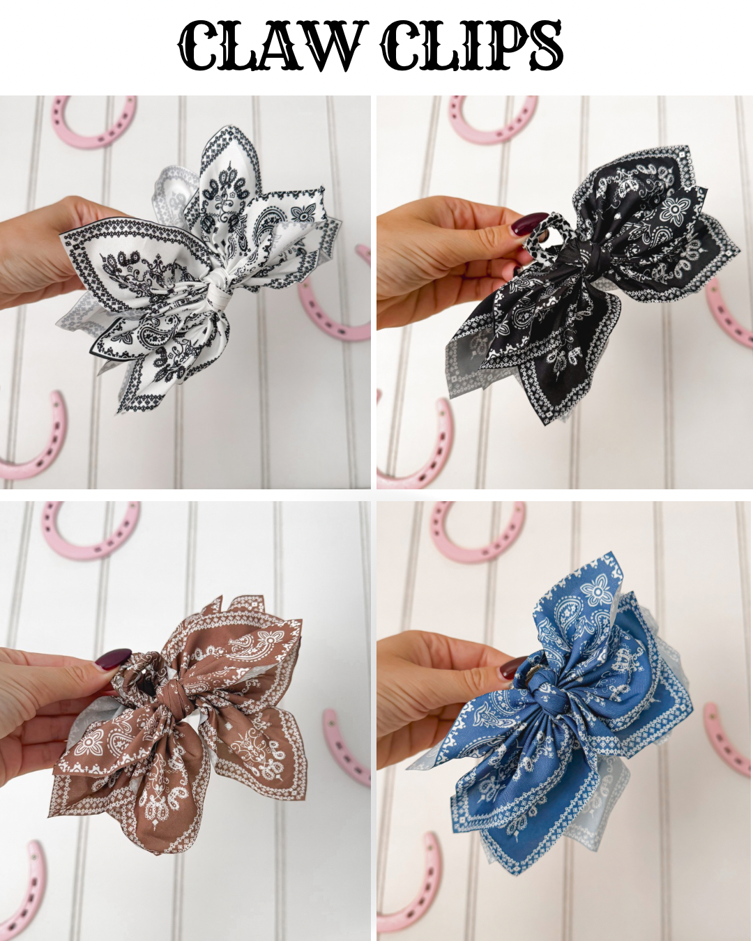 BANDANA CLAW CLIP