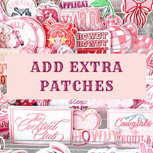 ADD EXTRA PATCHES- only buy this with my approval!